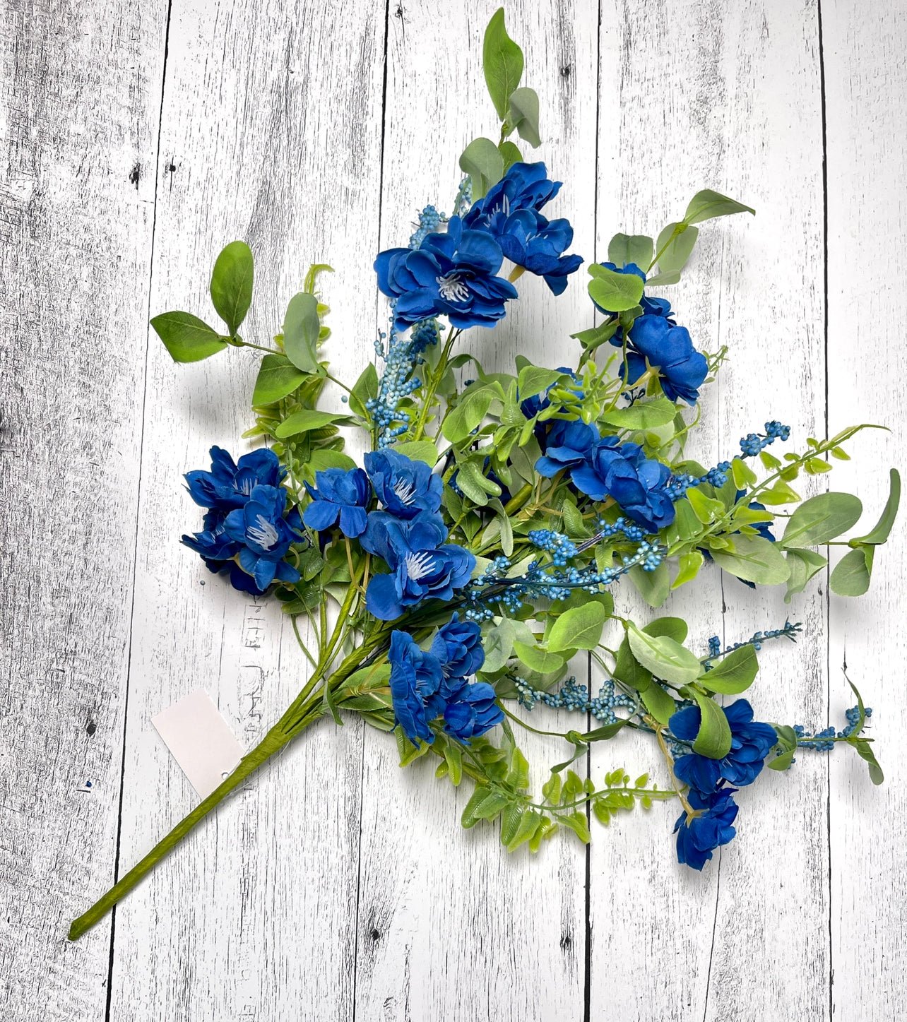 Artificial blossom bush- blue - Greenery MarketArtificial Floragm4444BL