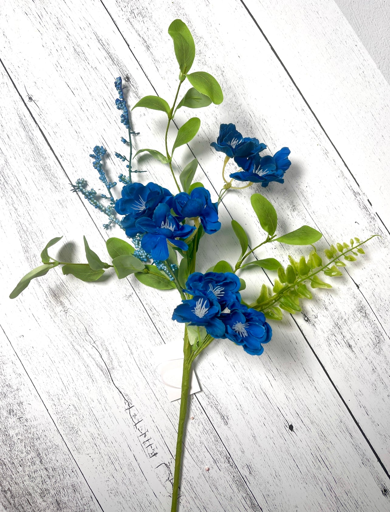 Artificial blossom pick blue - Greenery MarketArtificial FloraGM4222BL