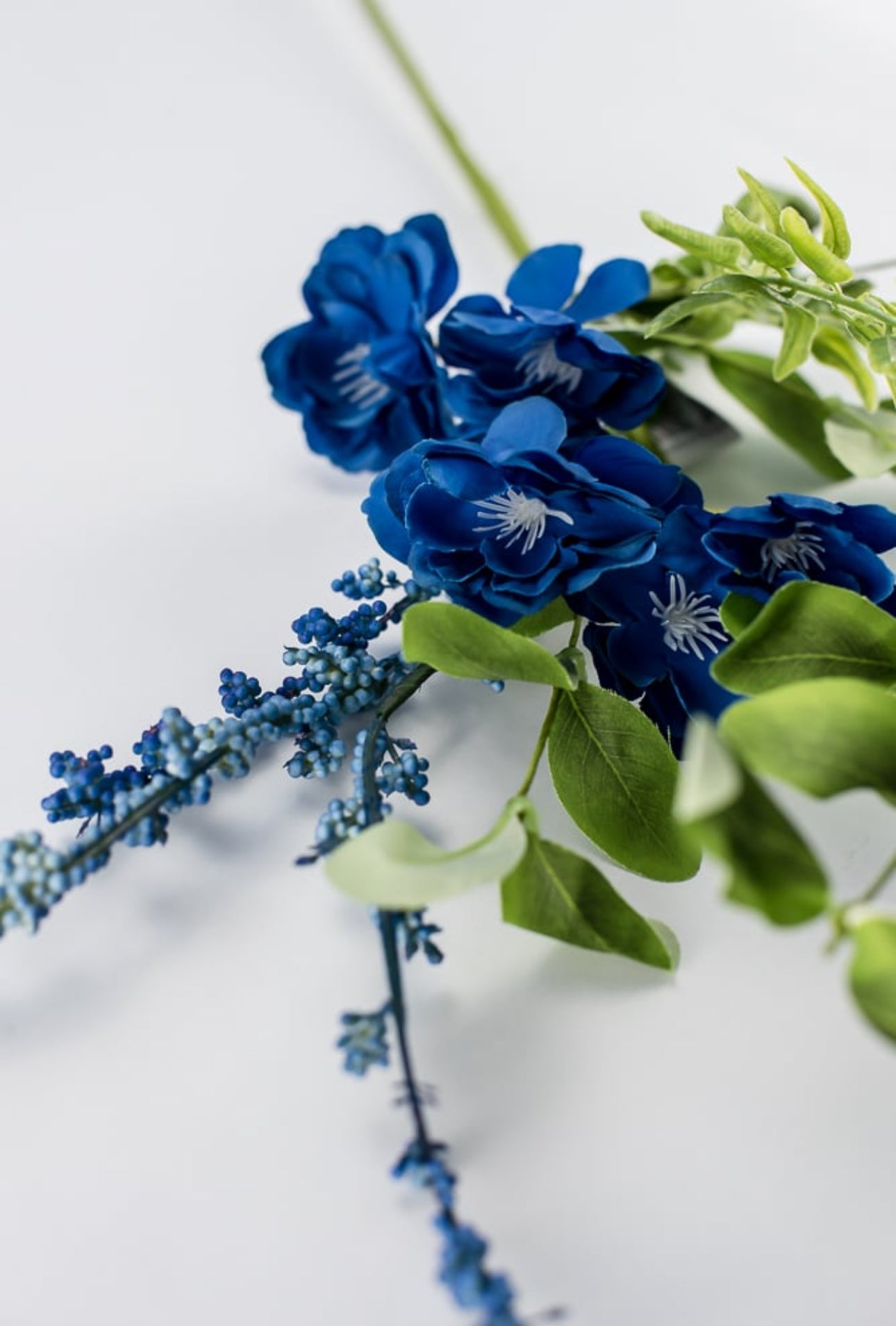Artificial blossom pick blue - Greenery MarketArtificial FloraGM4222BL