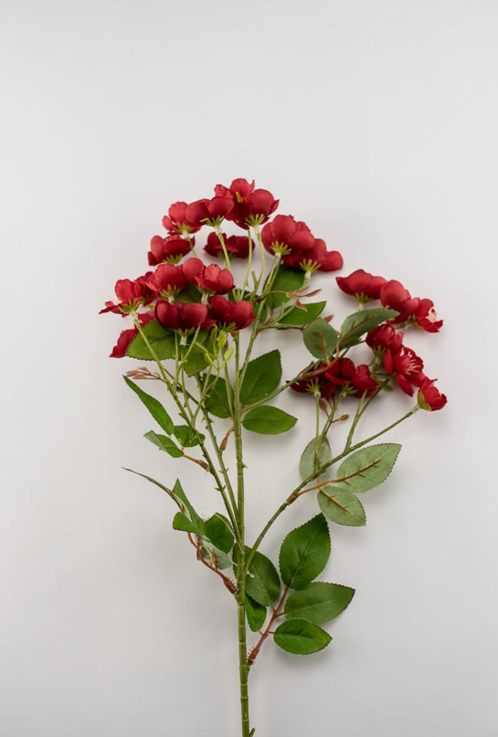 Artificial buttercup spray - red - Greenery Market5631-BU