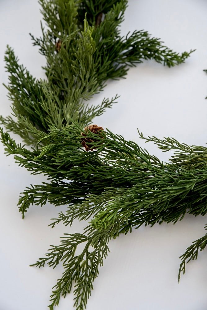 Artificial cedar pine garland - 65” - Greenery Marketgreenery2833008GR