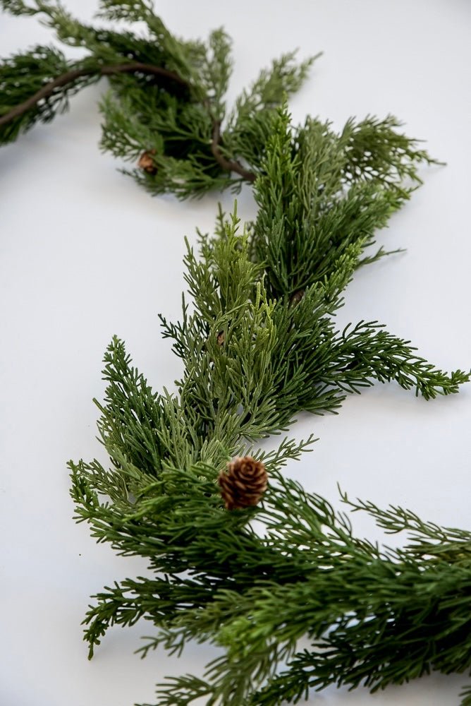 Artificial cedar pine garland - 65” - Greenery Marketgreenery2833008GR