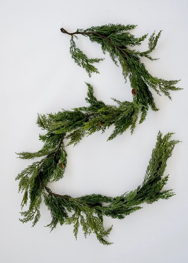 Artificial cedar pine garland - 65” - Greenery Marketgreenery2833008GR