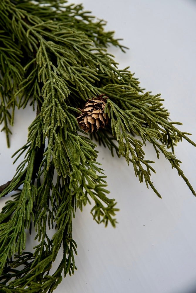 Artificial cedar pine garland - variegated green 65” - Greenery Marketgreenery2833008VG