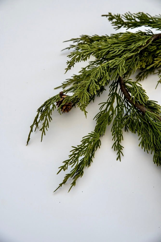 Artificial cedar pine garland - variegated green 65” - Greenery Marketgreenery2833008VG