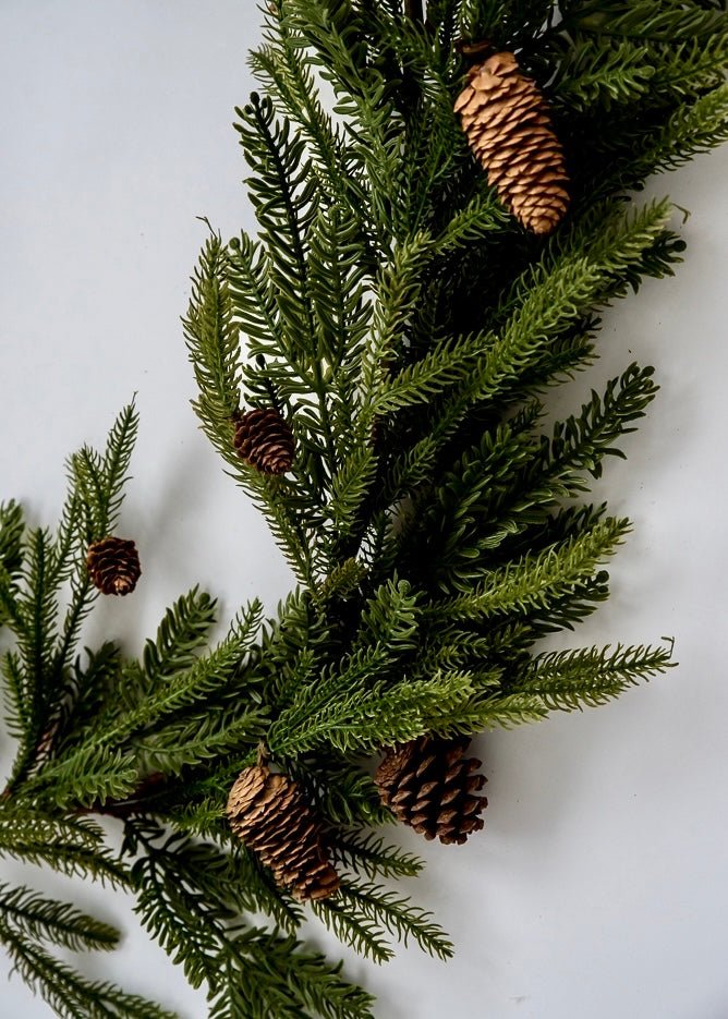 Artificial Douglas fir mixed pine garland - 70” - Greenery Market