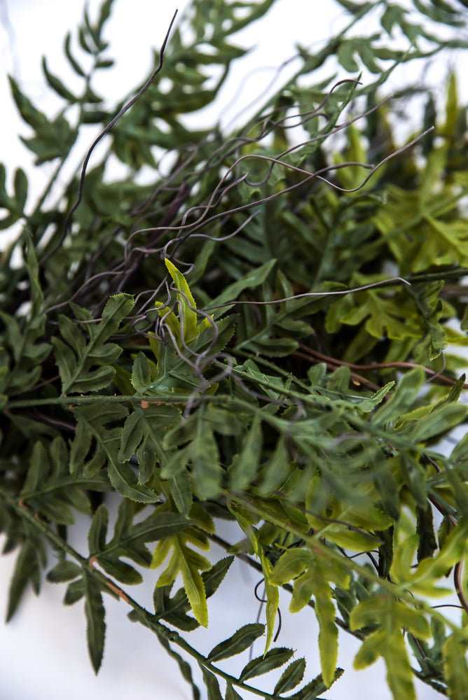 Artificial fern bush and twigs - Greenery Marketgreenery25997