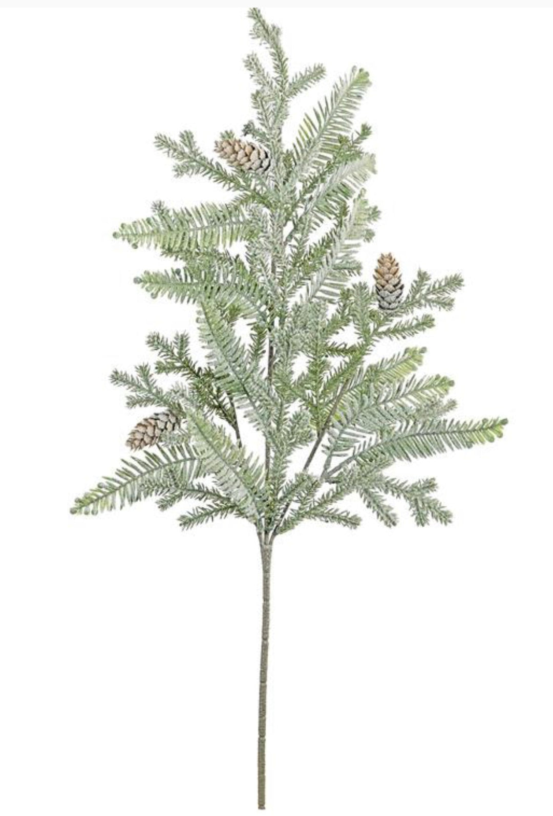 Artificial frosted hemlock spray - Greenery MarketXp2375