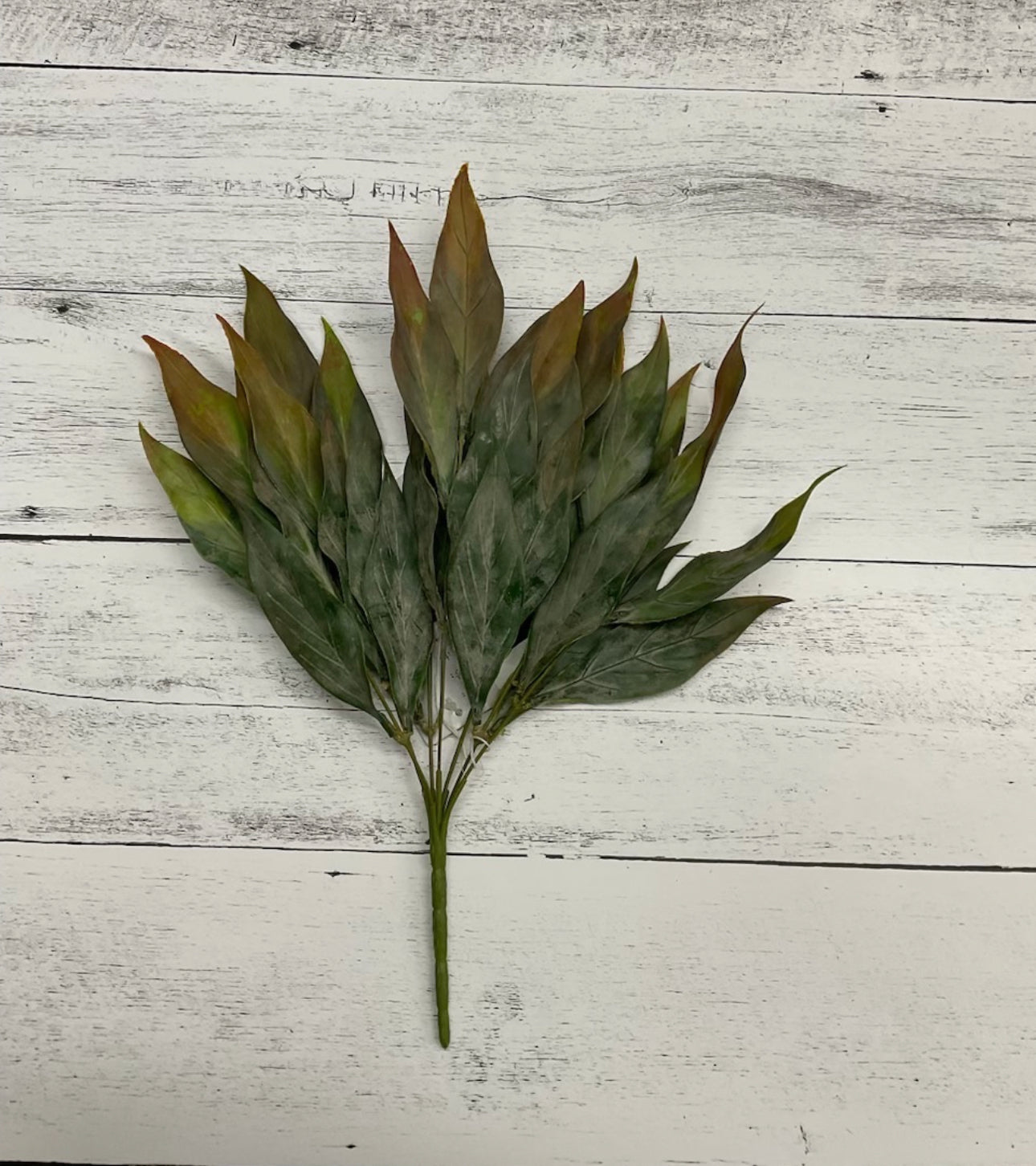 Artificial, leaf bush - warm tips - Greenery Marketartificial flowers26798
