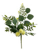 Artificial mixed greenery and fern pick - cream green - Greenery MarketArtificial Flora63537SP18