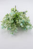 Artificial mixed greenery bush with aqua blue tips - Greenery Marketartificial flowers32021-BL