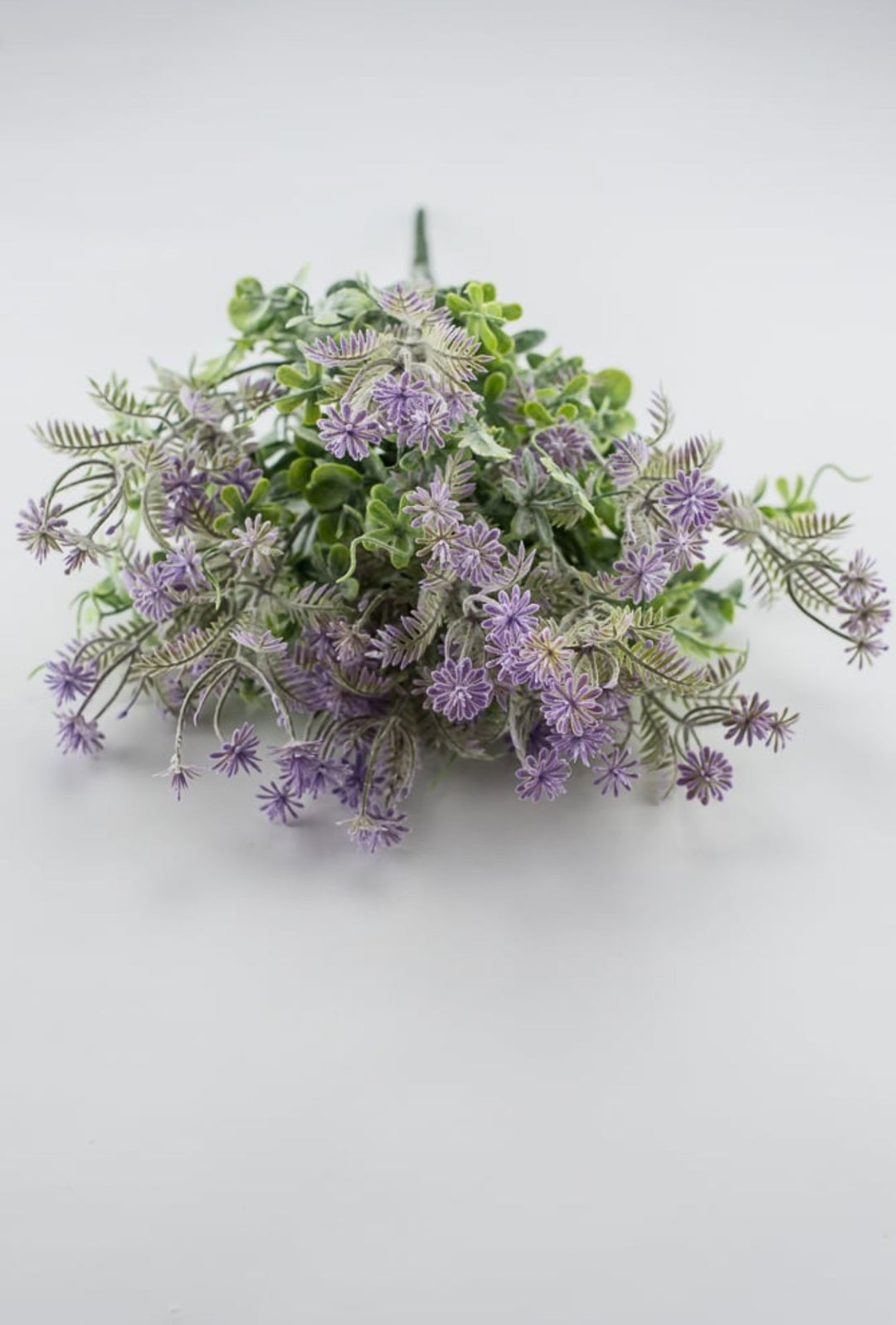 Artificial mixed greenery bush with lavender tips - Greenery Marketartificial flowers32021-PU