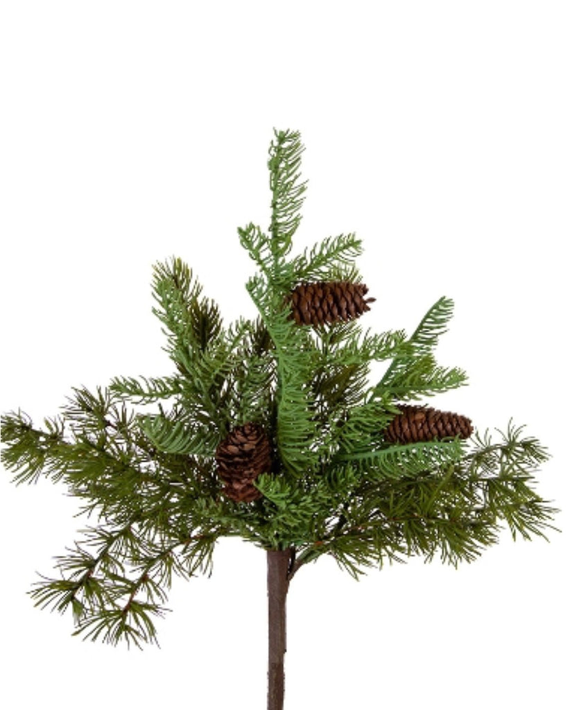 Artificial mixed spruce pine bush - Greenery Market