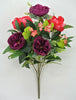 Artificial peony and sedum bush - Greenery Marketartificial flowers84153