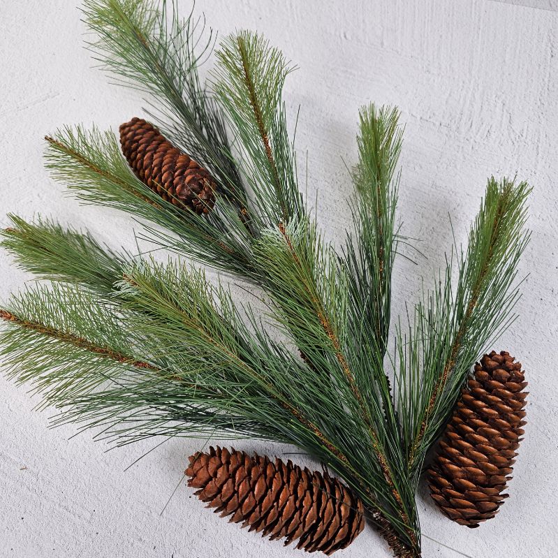Artificial Pine and cone spray - Greenery MarketWinter and Christmas27224