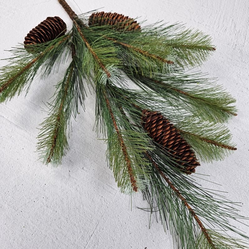 Artificial Pine and cone spray - Greenery MarketWinter and Christmas27224