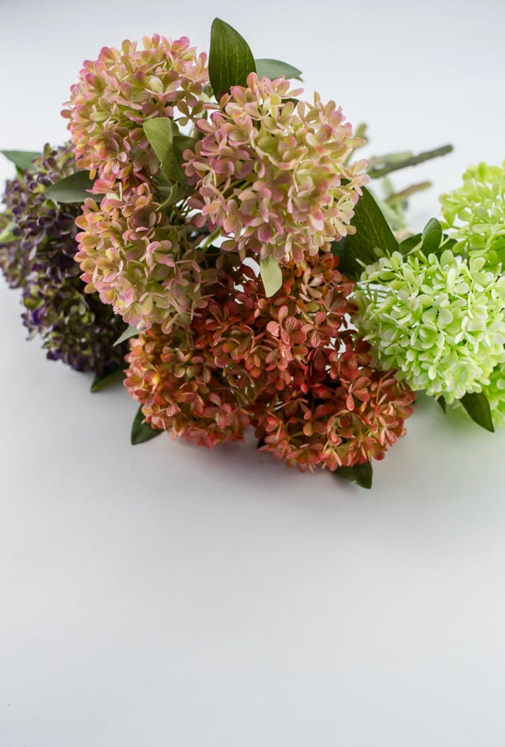 Artificial, pink, hydrangea bundle - Greenery Marketartificial flowers27117