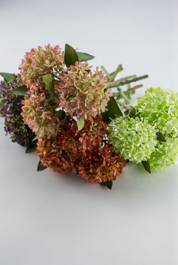 Artificial, purple, hydrangea bundle - Greenery Marketartificial flowers27115