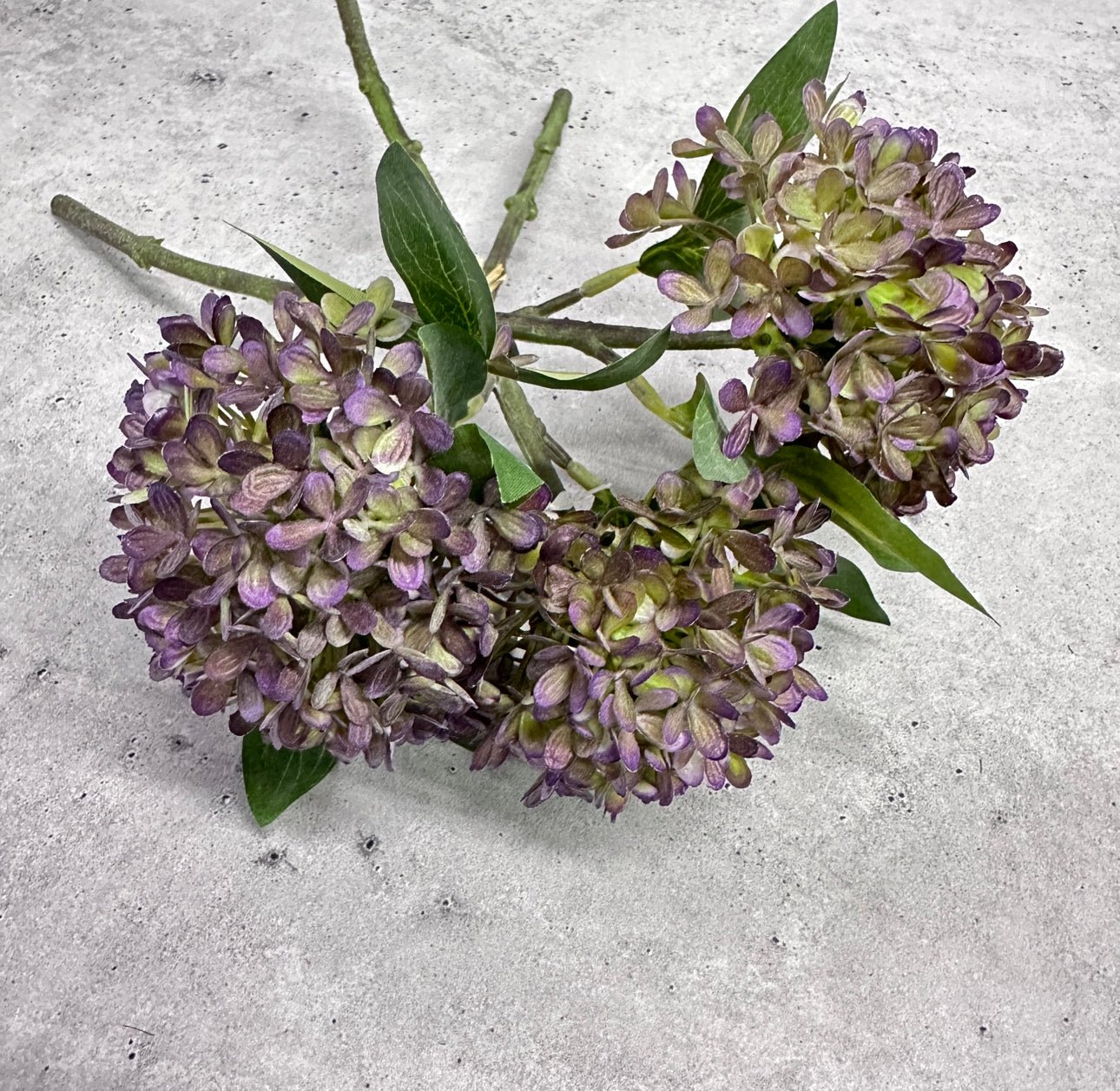 Artificial, purple, hydrangea bundle Greenery Market