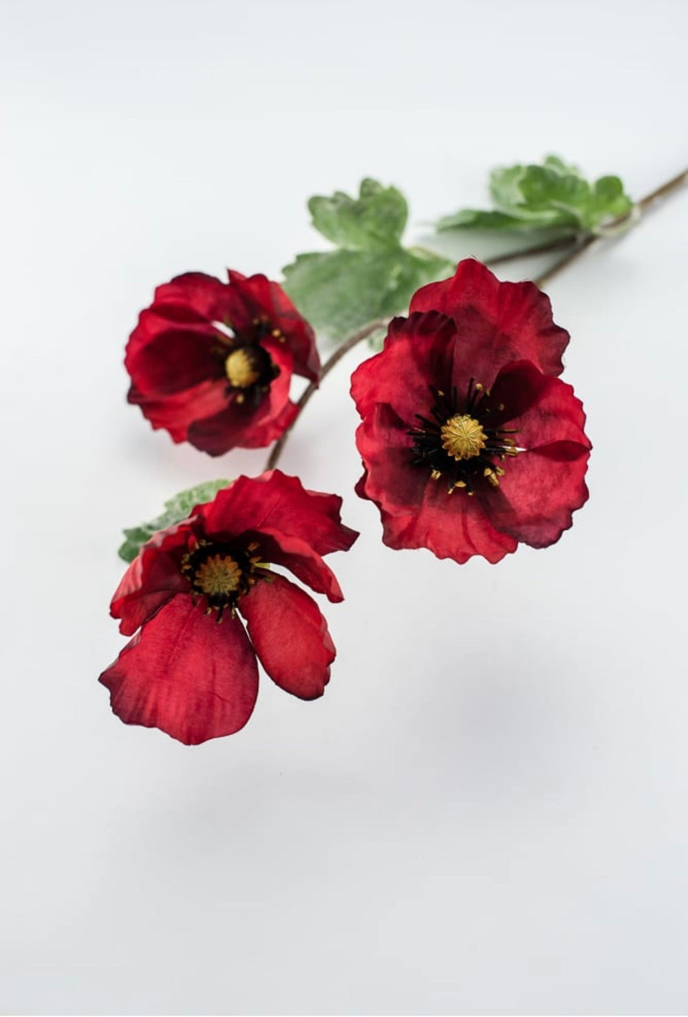 Artificial, red, poppy spray - Greenery Marketartificial flowers26719