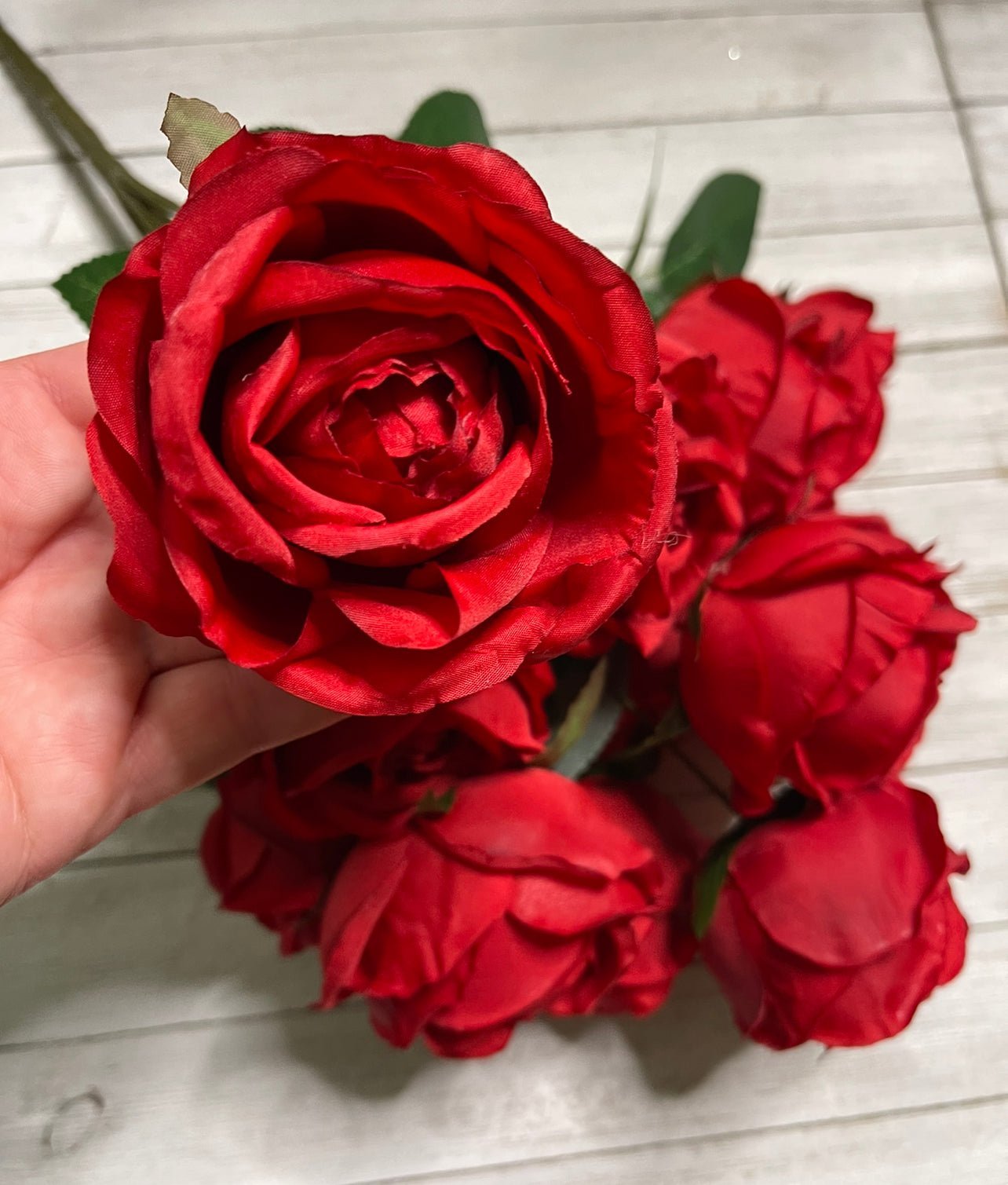 Artificial Roses - red - Greenery Marketartificial flowers25820