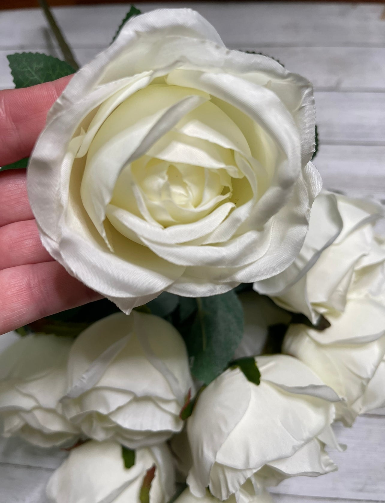 Artificial Roses - white - Greenery Marketartificial flowers25824