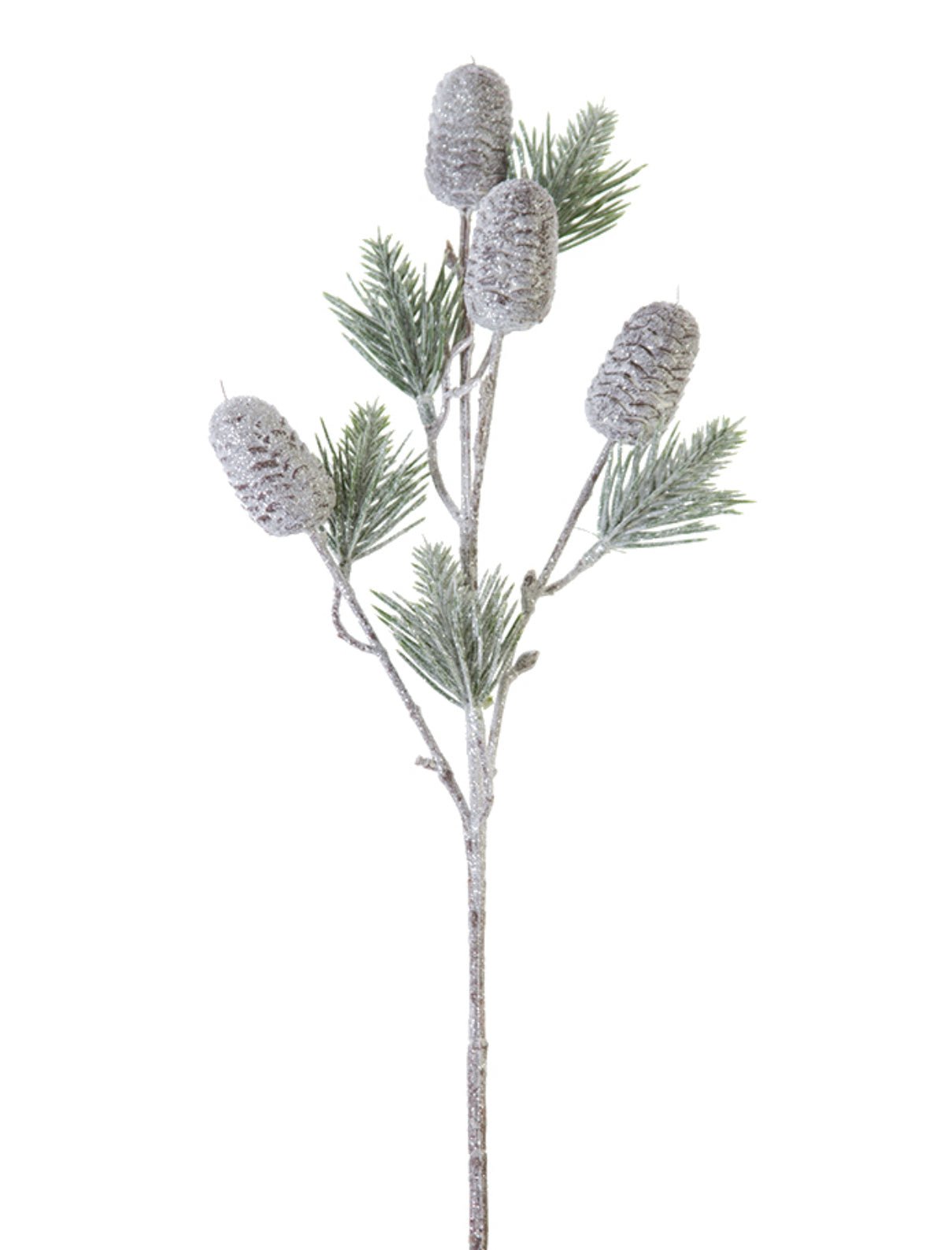 Artificial shimmer pinecones and pine spray - Greenery Marketgreenery2830331SV