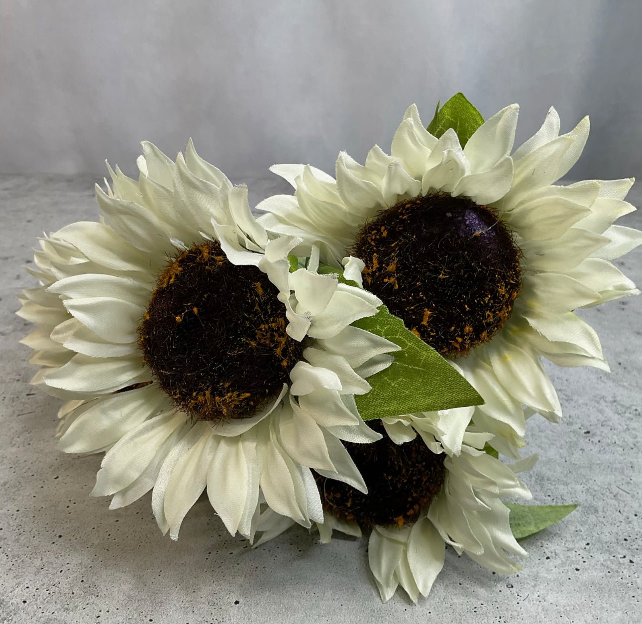 Artificial Sunflower flower bush - cream - Greenery Market