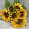 Artificial Sunflower flower bush - yellow - Greenery Marketartificial flowers25842