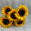 Artificial Sunflower flower bush - yellow - Greenery Marketartificial flowers55481