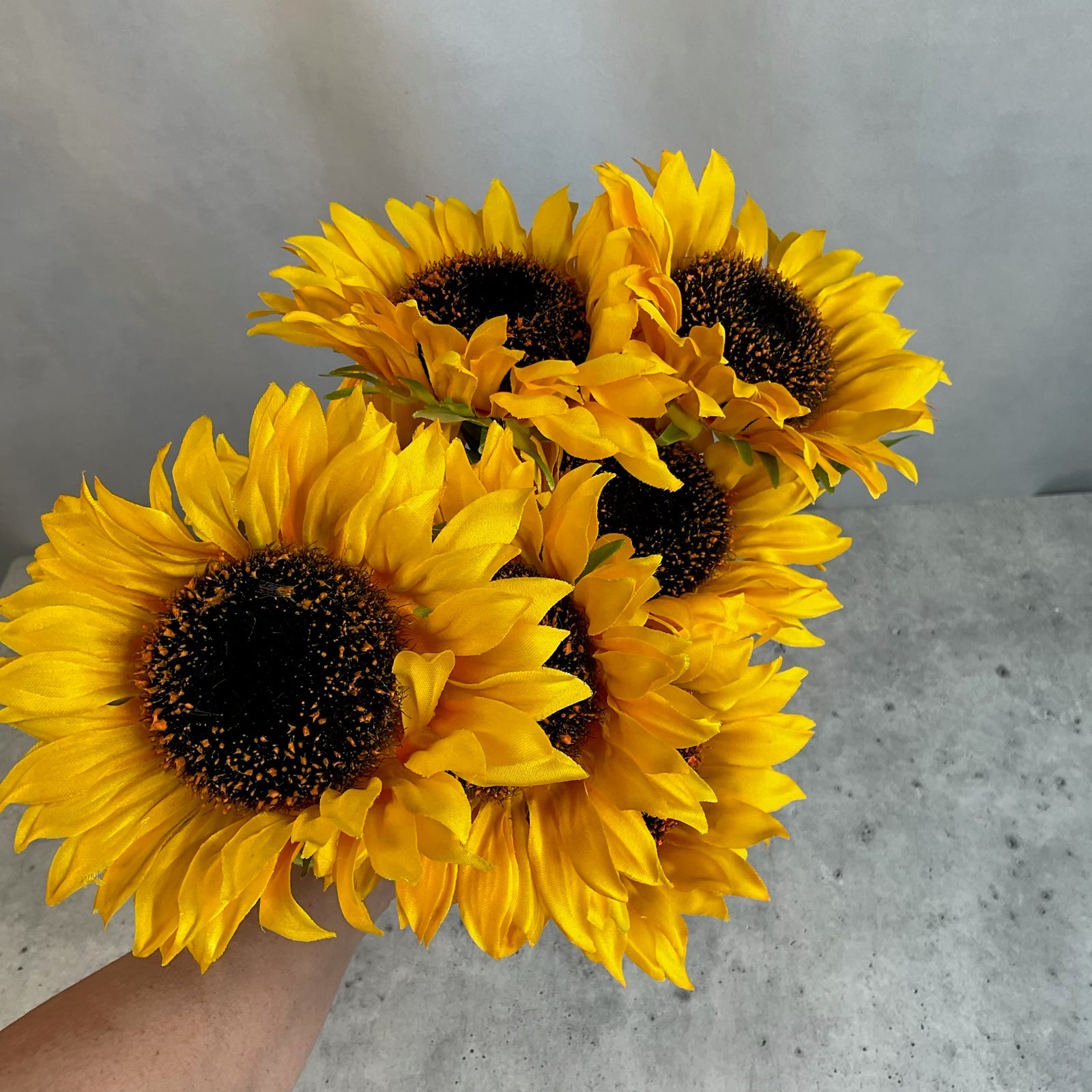 Artificial Sunflower flower bush - yellow - Greenery Marketartificial flowers55481
