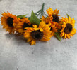 Artificial Sunflower flower bush - yellow - Greenery Marketartificial flowers55482