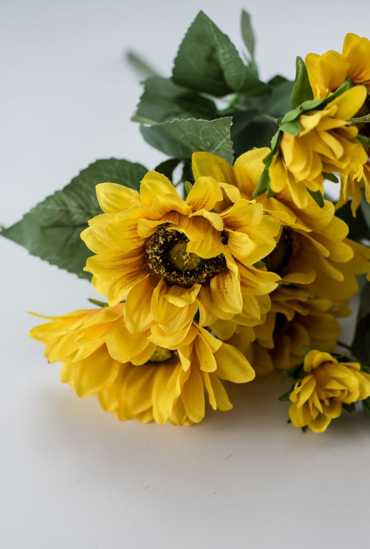 Artificial Sunflower flower bush - yellow - Greenery Marketartificial flowers84223-YEL