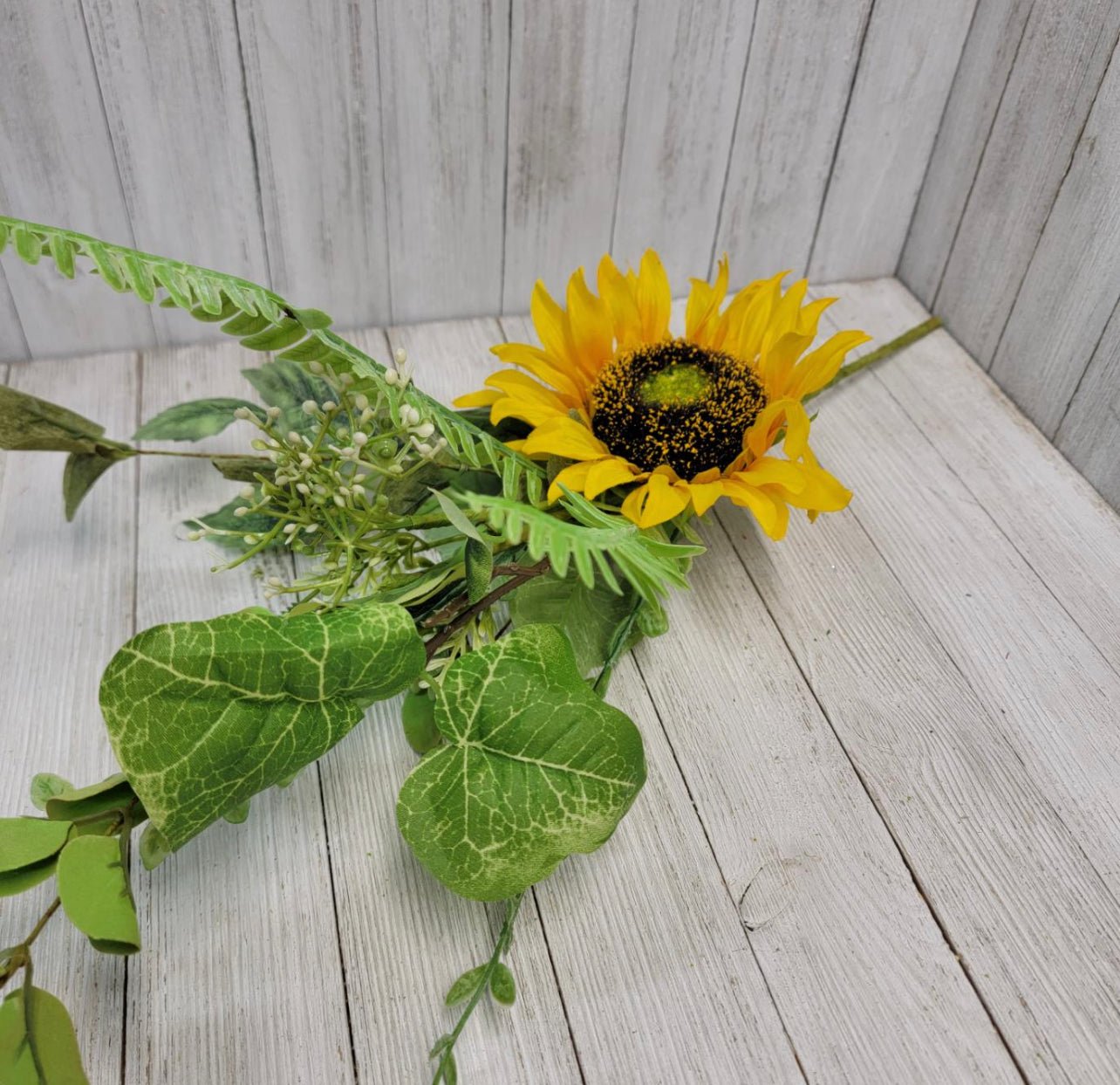 Artificial, Sunflower pick - Greenery Market artificial flowers