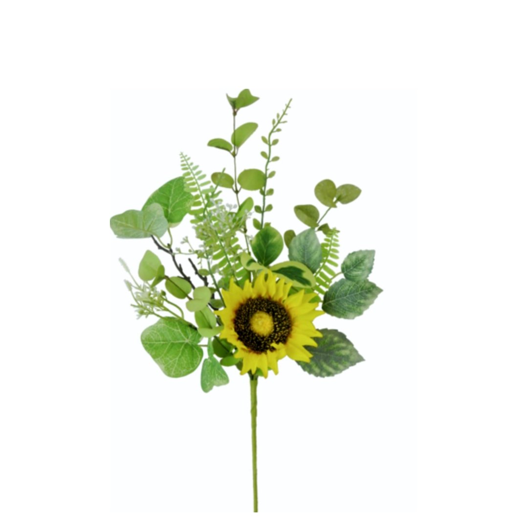 Artificial, Sunflower pick - Greenery Market artificial flowers