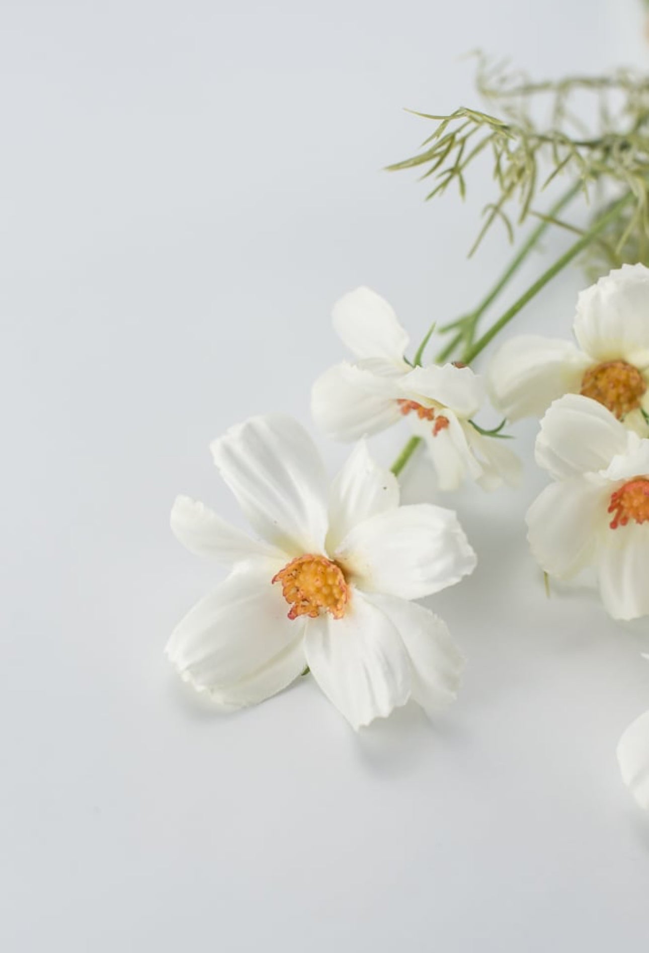 Artificial, white, cosmos bundle - Greenery Marketartificial flowers26748