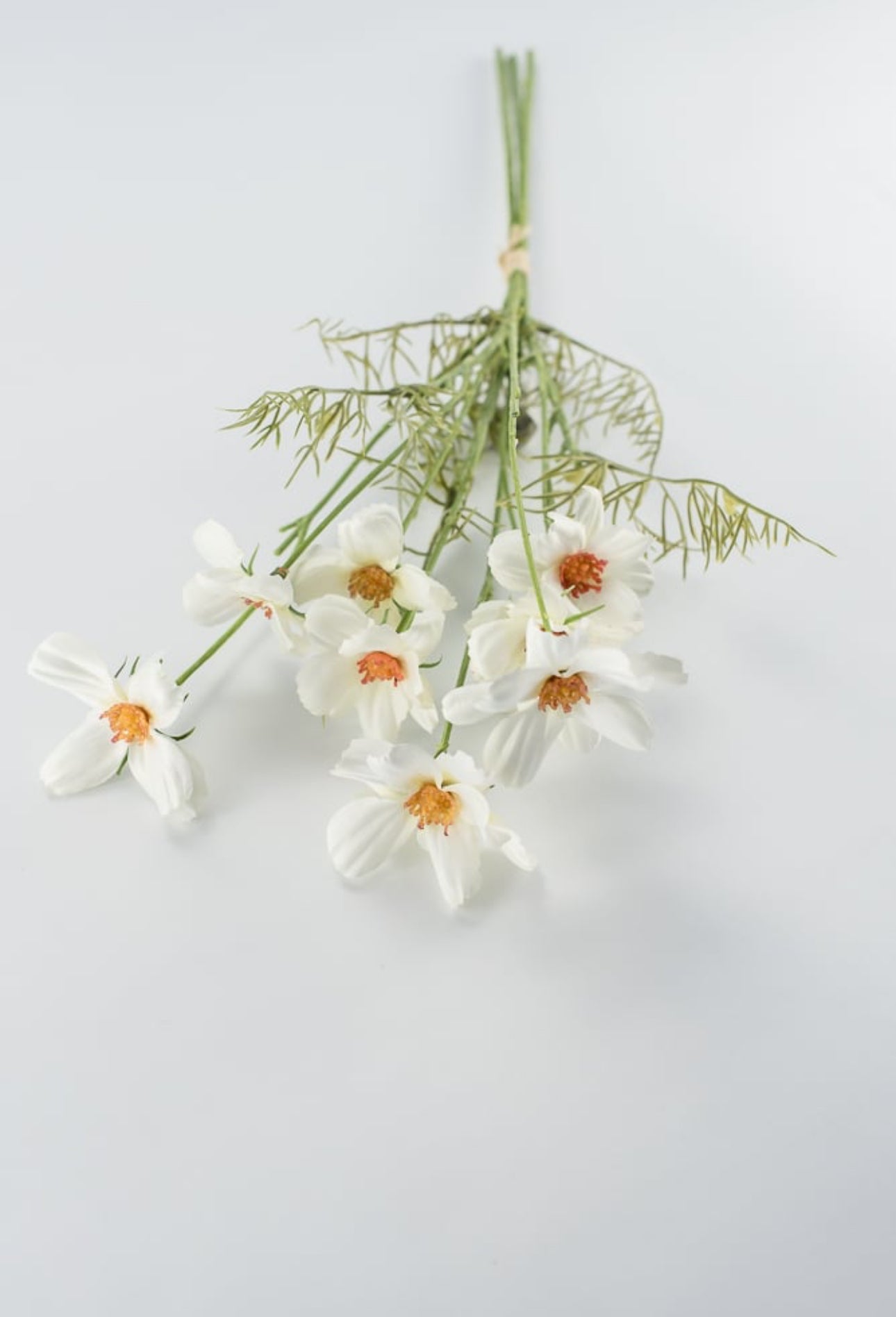Artificial, White Filler Flower Bundle - Greenery Market