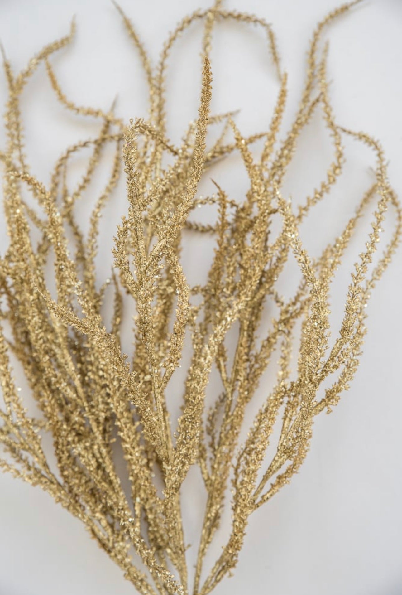 Artificial willow bush - glittered gold - Greenery MarketArtificial Flora82841-GOLD