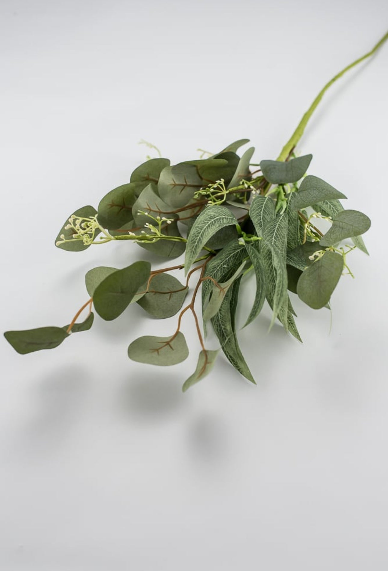 Artificial Willow eucalyptus spray Greenery Market