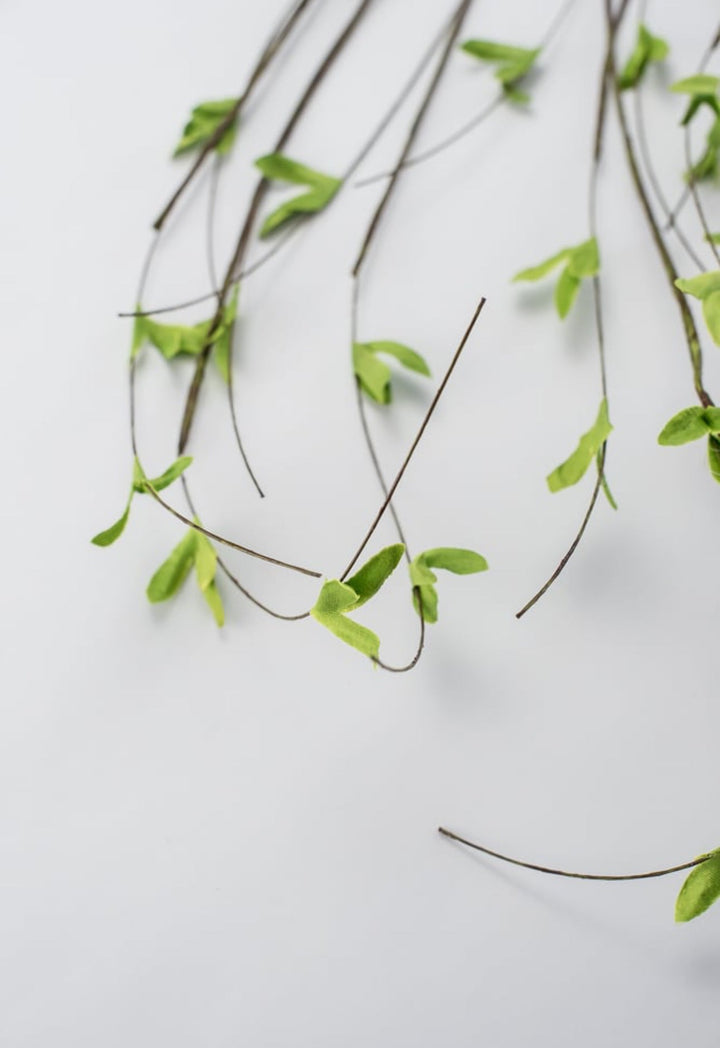 Artificial wired twig and leaf spray - Greenery MarketFl3657-g