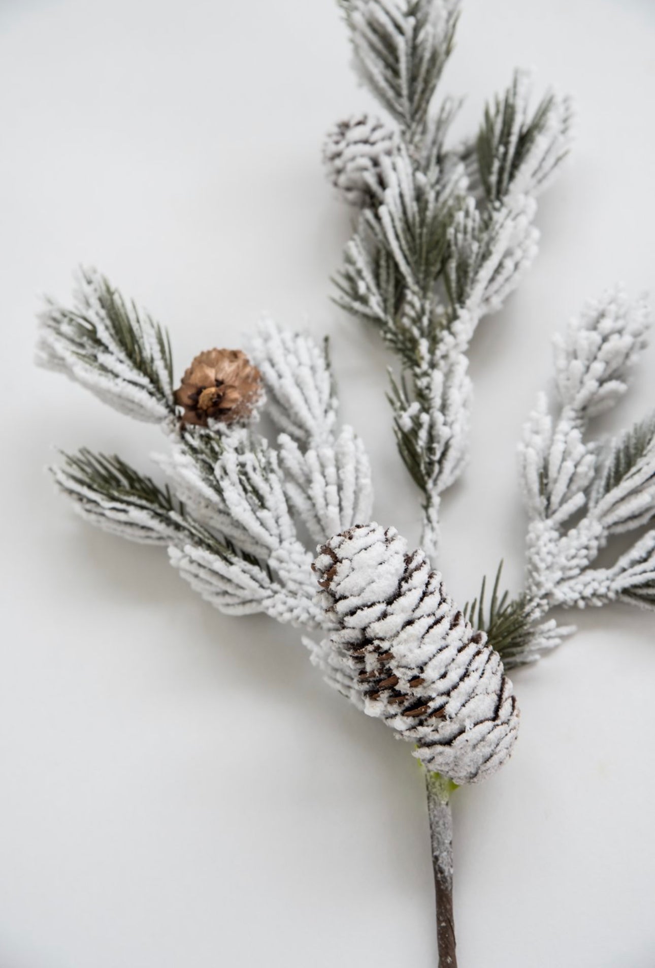 Snowy Pine with Pinecone Pick – The Mix