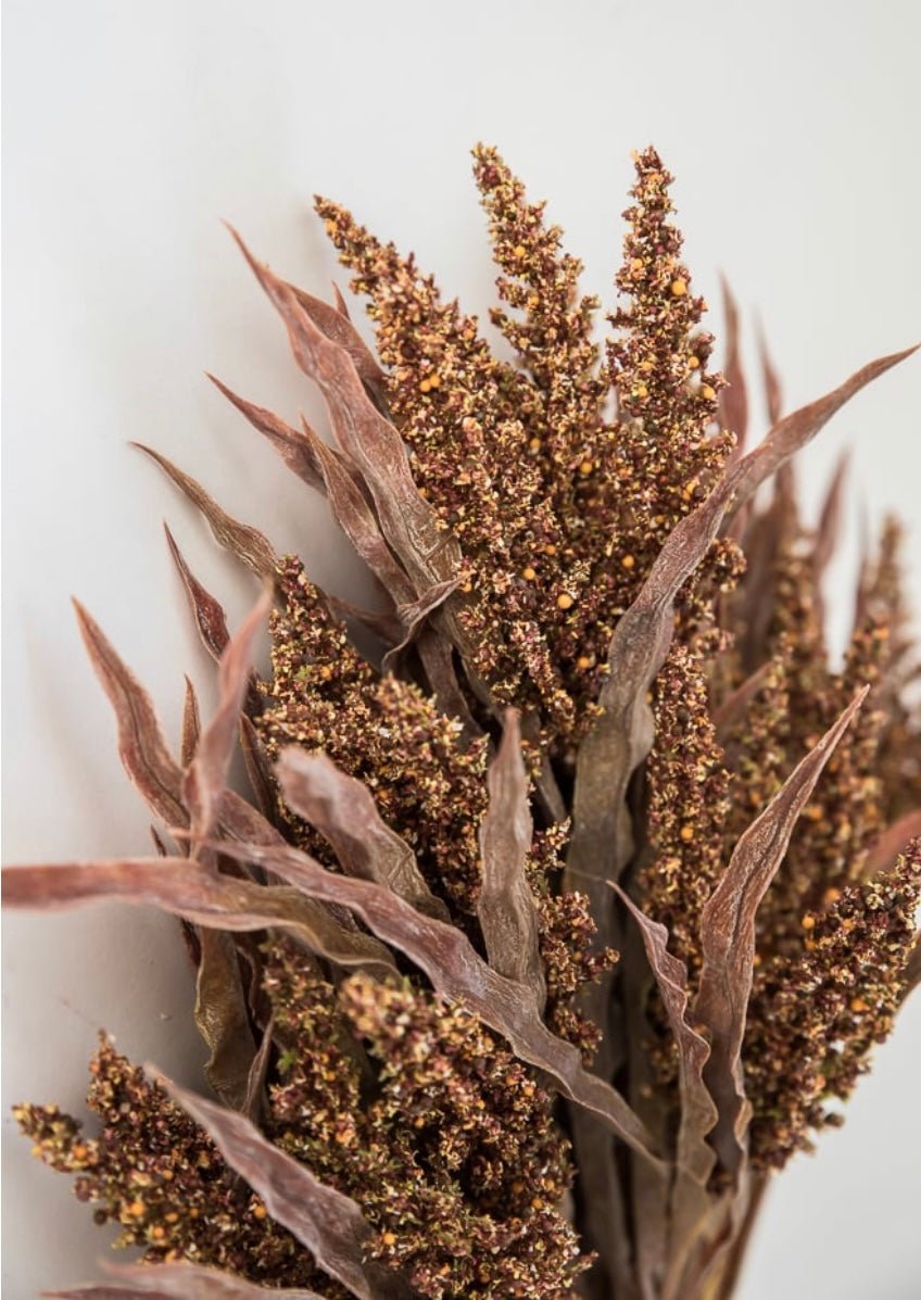 Astilbe wheat grass bush - rusty brown - Greenery MarketArtificial Flora26473