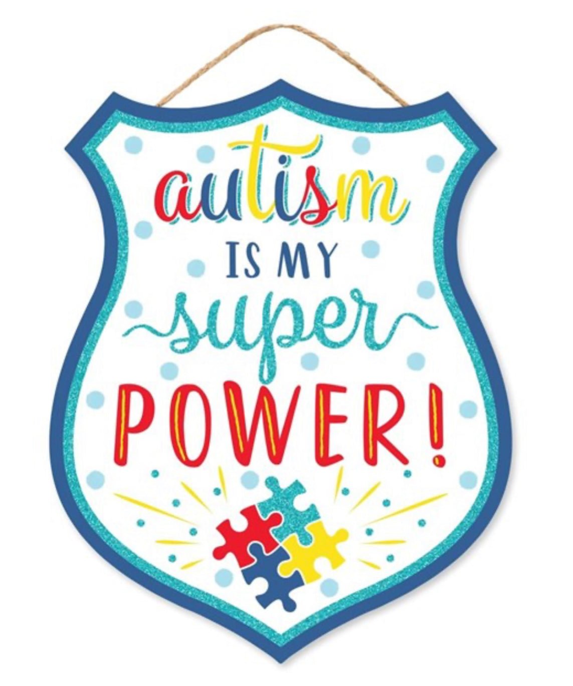 Autism is my superpower sign - Greenery MarketAP8918