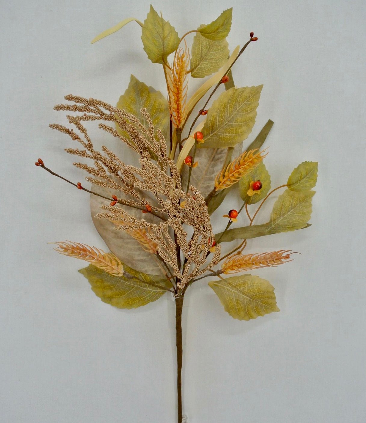 Autumn leaves and wheat mixed pick - Greenery Market63541