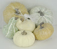 Bag of cream, beige, and green Pumpkins - Greenery Market81367