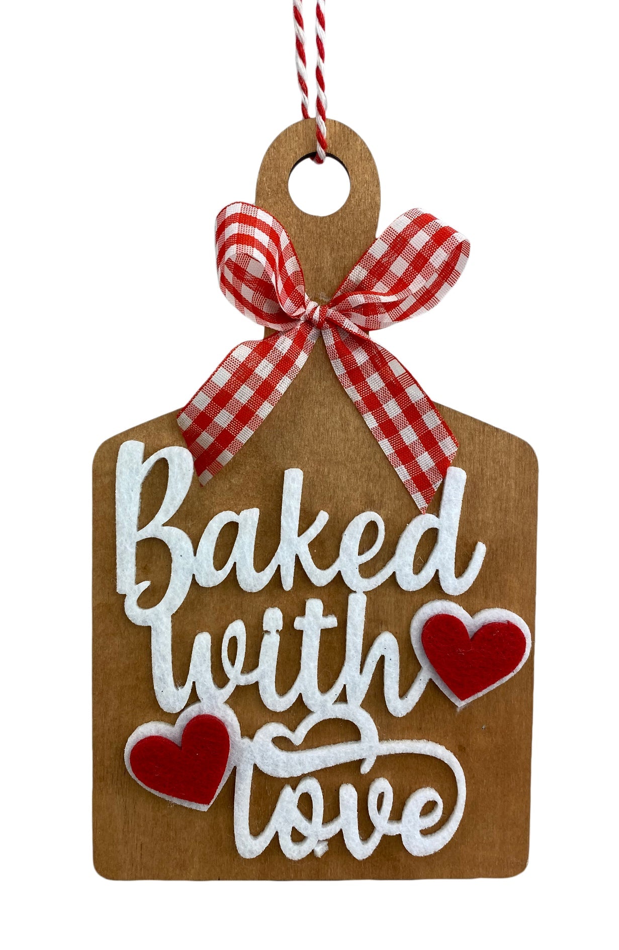 Baked with love cutting board sign - Greenery MarketPicks85599RDWT