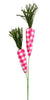 Beauty Hot pink plaid carrots spray - Greenery MarketPicks63441BT