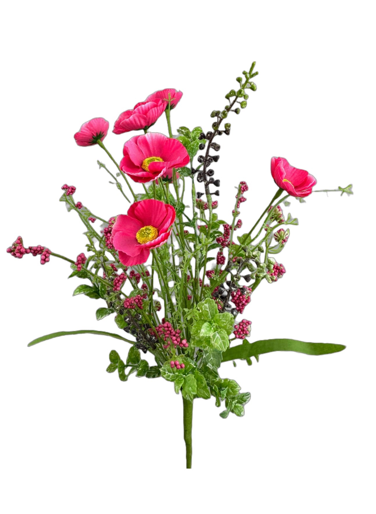 Beauty Pink poppy spray - Greenery Market63429BT