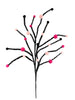 black and hot pink wired ball spray - Greenery MarketSeasonal & Holiday Decorations56896BTPKBK