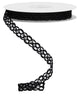 Black open weave 5/8” wired ribbon - Greenery MarketRibbons & TrimRN586102
